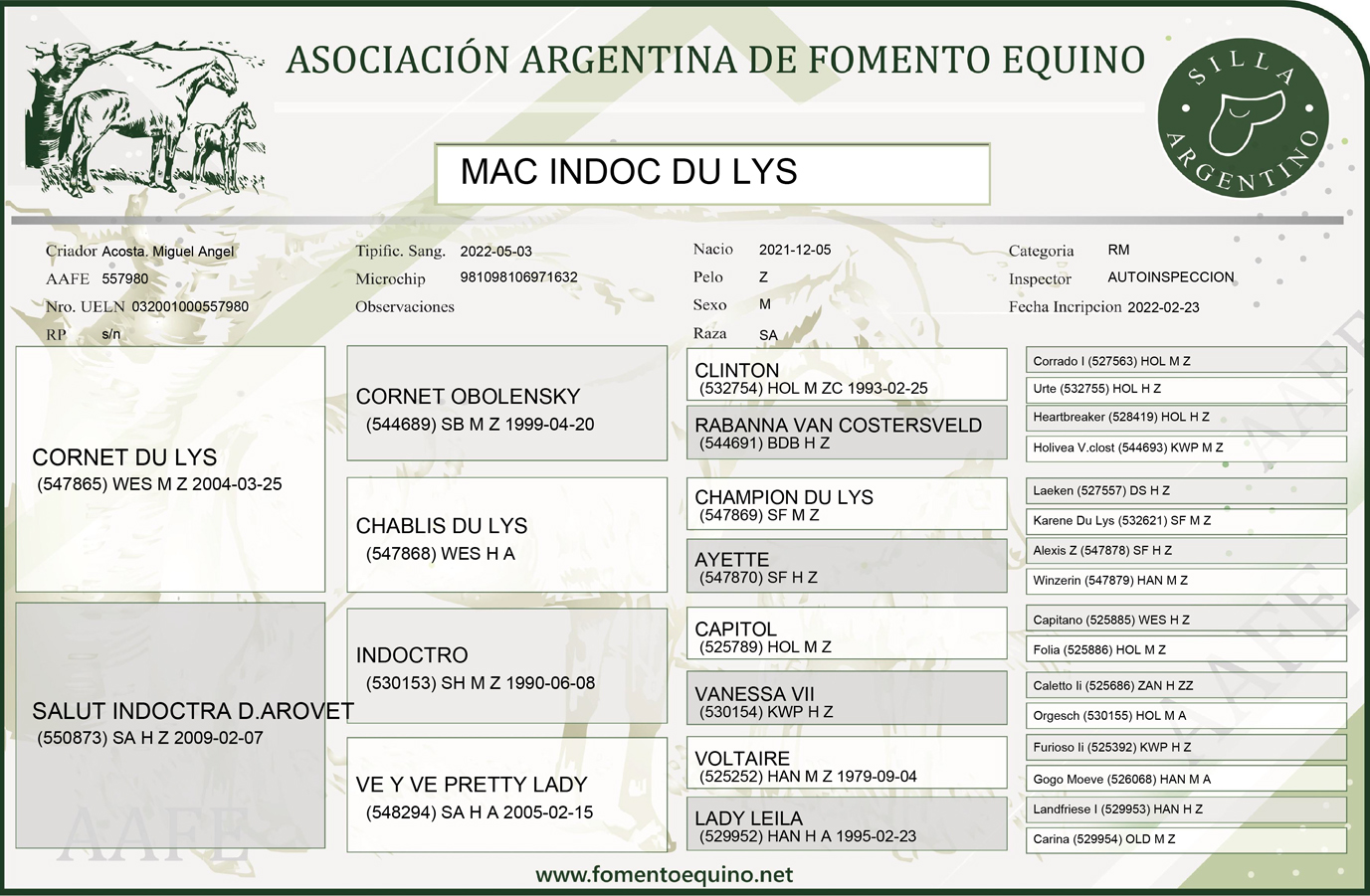 Indoc Du Lys